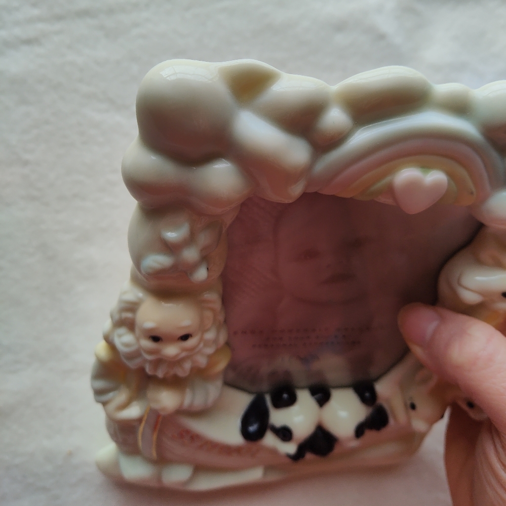 LENOX SS Noah Ark Picture Frame for Baby 3 1/2" x 5" Never Used - Picture 6 of 14